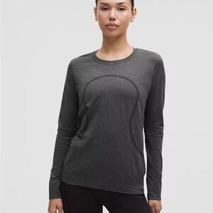 Two shirts 65% off! Lululemon tech swiftly long sleeve  (grey & blue) , worn 2x